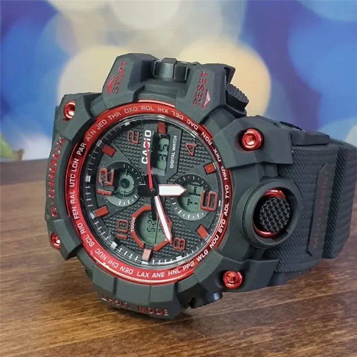 ساعت مچی مردانه و پسرانه  جی شاک ضد آب دست شستن G shock